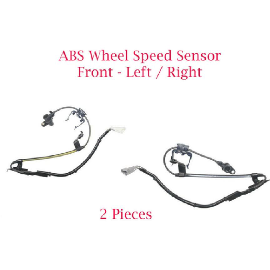 2 x ABS Wheel Speed Sensor Front Left / Right Fits RX330 RX350 RX400h Highlander