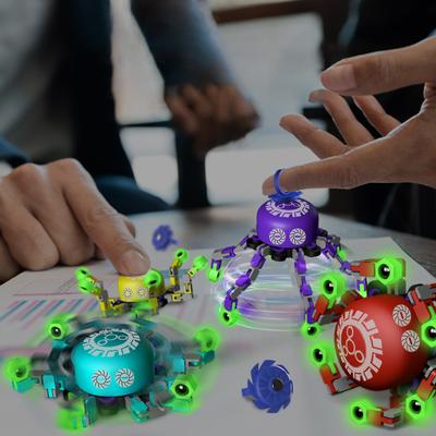 Subbt Fidget Spinner Toys, DIY Fidget Chain Spinner Children Antistress Hand Spinner Stress Reliever Toys Child Chain Gifts