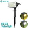 86LED Solar Spot Lights Outdoor Waterproof IP65 Solar Powered 3 Lighting Modes Solar Landscape Spotlight For Garden Flood Light
