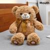 Plush Bear Toy Gift For Friends With Super Soft Short Pile For Home Decor