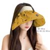 UV Protection Women Sunhat Big Brim Empty Top Hat Outdoor Beach Cap Bucket Hat  Girls