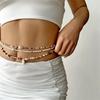 Bohemian Starfish Conch Rice Beads Waist Chain For Women Summer Beach Sexy Bikini Belly Chain Body Jewelry Vacation Accessories
