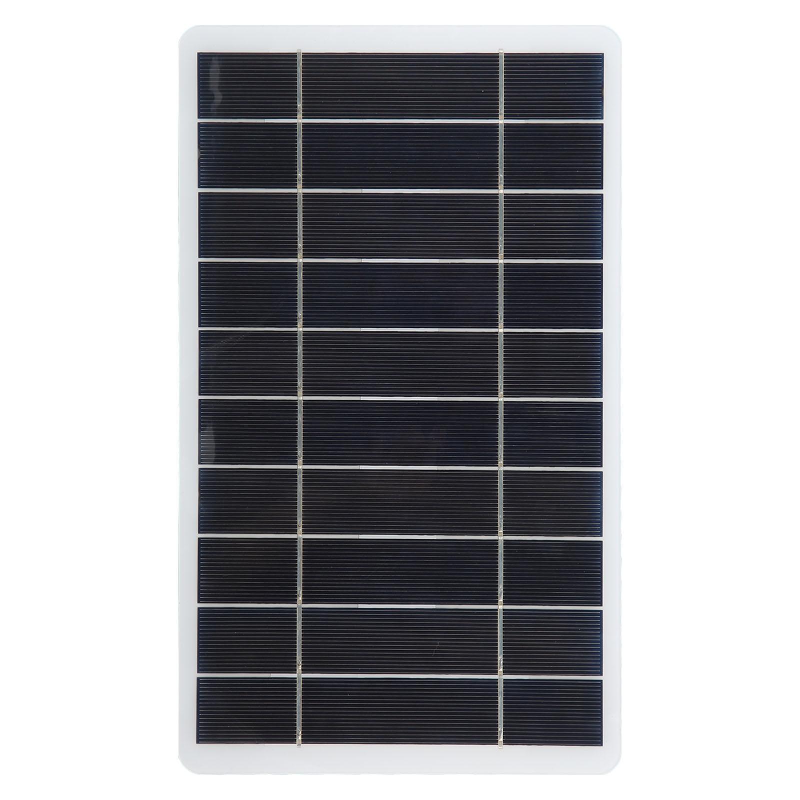 

Солнечная панель зарядное устройство Белый монокристаллический кремний портативный мини солнечное зарядное устройство 8 Вт 5 В