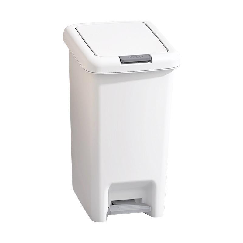 Large Household Trash Can with Lid for Bathroom, Kitchen, Bedroom, Living Room, and Dormitory