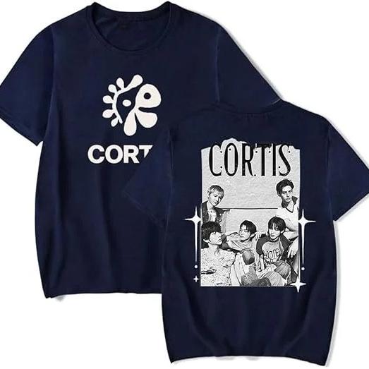 

2026 CORTIS Team Fan Support Merch Unisex Short Sleeve T-Shirt – K-Pop Inspired Graphic Tee for Men and Women K-Pop Fans XXL синій