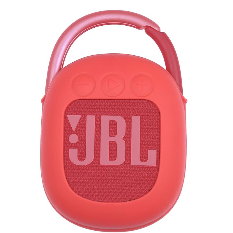 

JBL CLIP4 Bluetooth portable speaker Exclusive protective storage silicone case- Aenllosi (red)