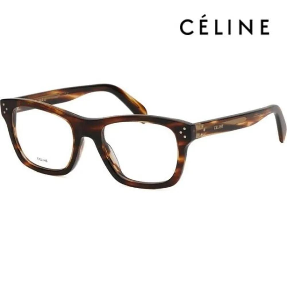 

[Celine] Eyeglass Frames CL50079I 056 Square Horn-rimmed Leopard Print Daily Fashion