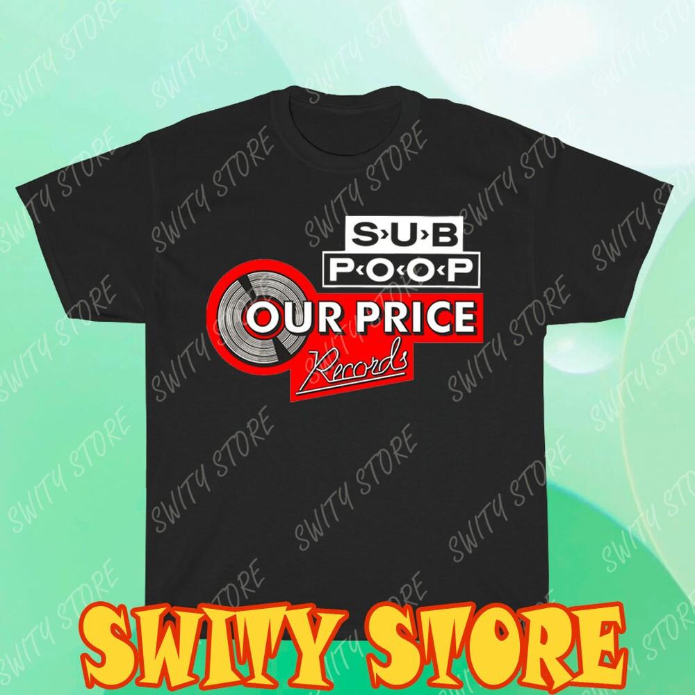 

Sub Pop Records Label New Design Logo T-Shirt Funny Size S to 5XL S