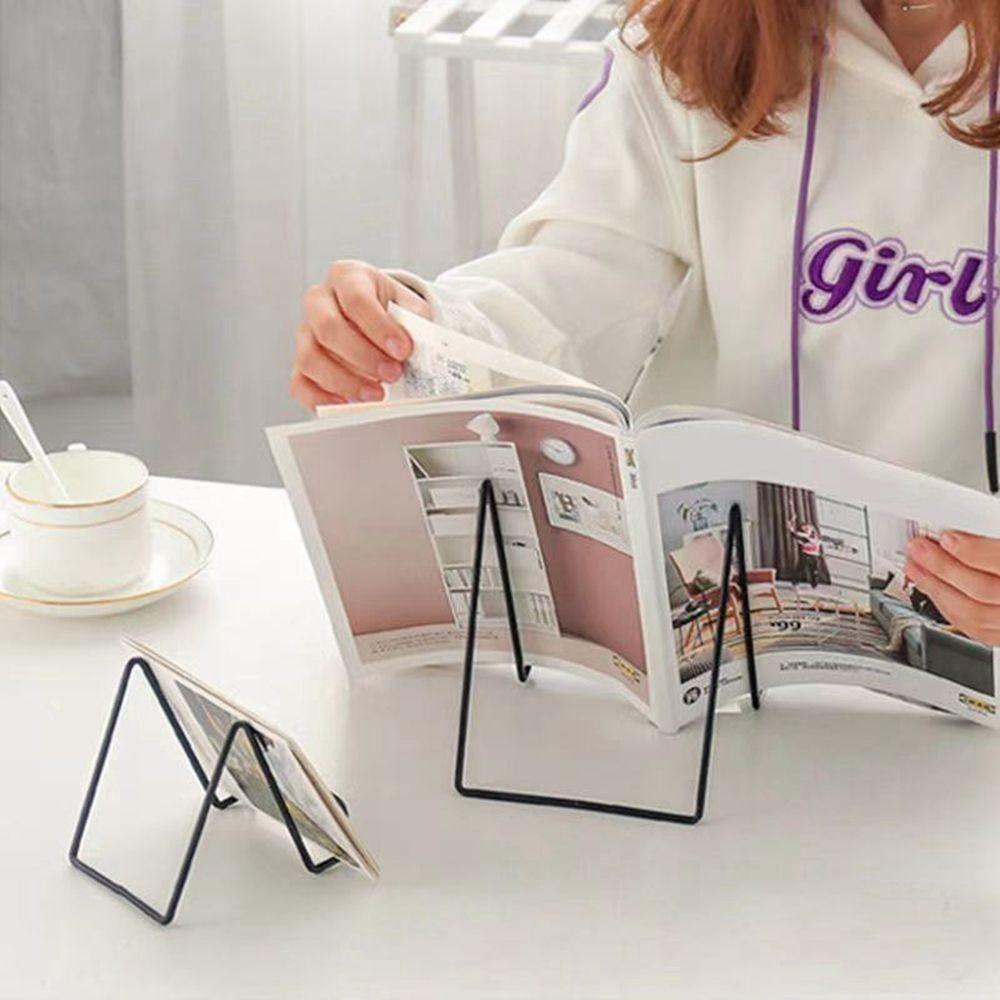 Photo Iron Magazine Rack Picture Display Stand Holder INS Book Storage Rack  Tabletop