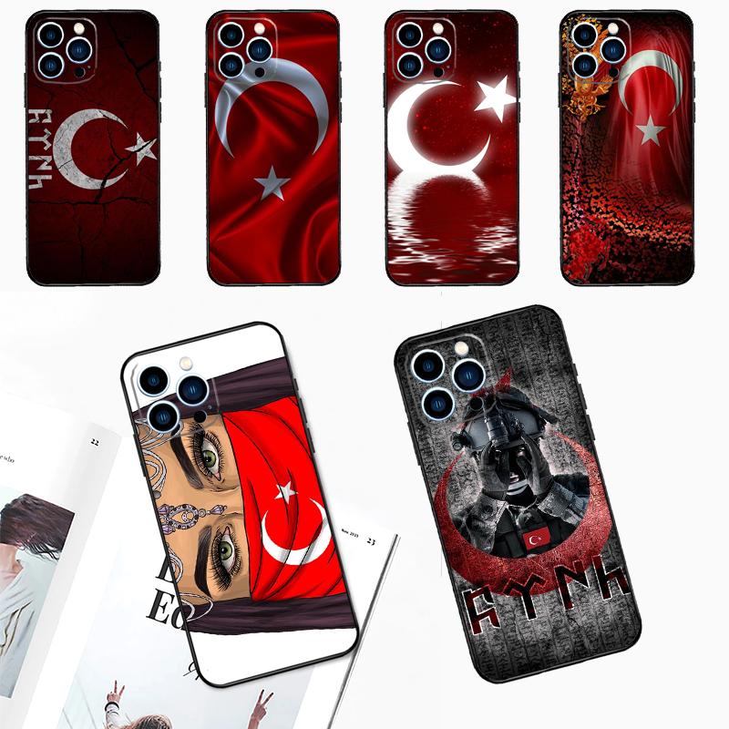 Turkey Turkish Flag For Huawei Nova 9 10 SE 3i 7i 8i 11i 12i Y60 Y61 Y70 Y72 Y73 Y90 Y91 P20 P30 P40 Lite Case