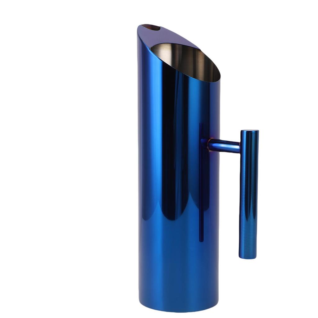 304 Stainless Steel Water Pitcher Jug 1.5L Modern Pitcher with Handle Beverage Container for Iced Hot Tea Juice Coffee