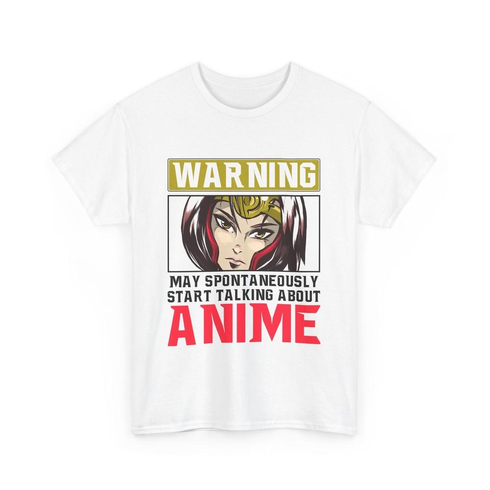 

Warning Star talking about Anime T-Shirt | Otaku Style Shirt | Manga Graphic XL