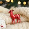 Alloy Reindeer Brooch Christmas Pin, Rhinestone Elk Lapel Sweater Decorative Pin Cardigan Coat Suits Accessories, Jewelry Gift for Xmas