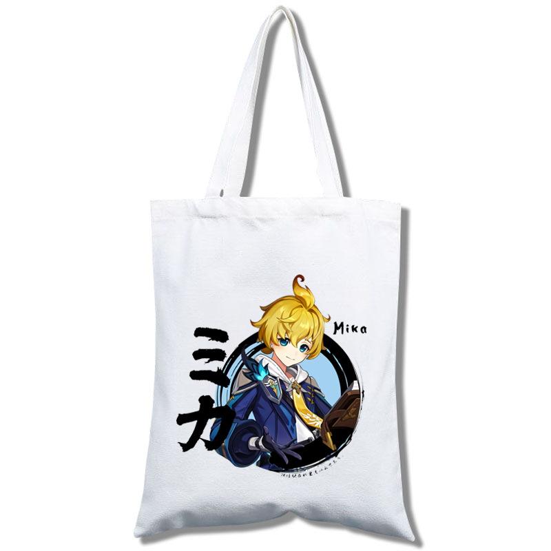 Anime Genshin Impact Canvas Bag Tote Bag