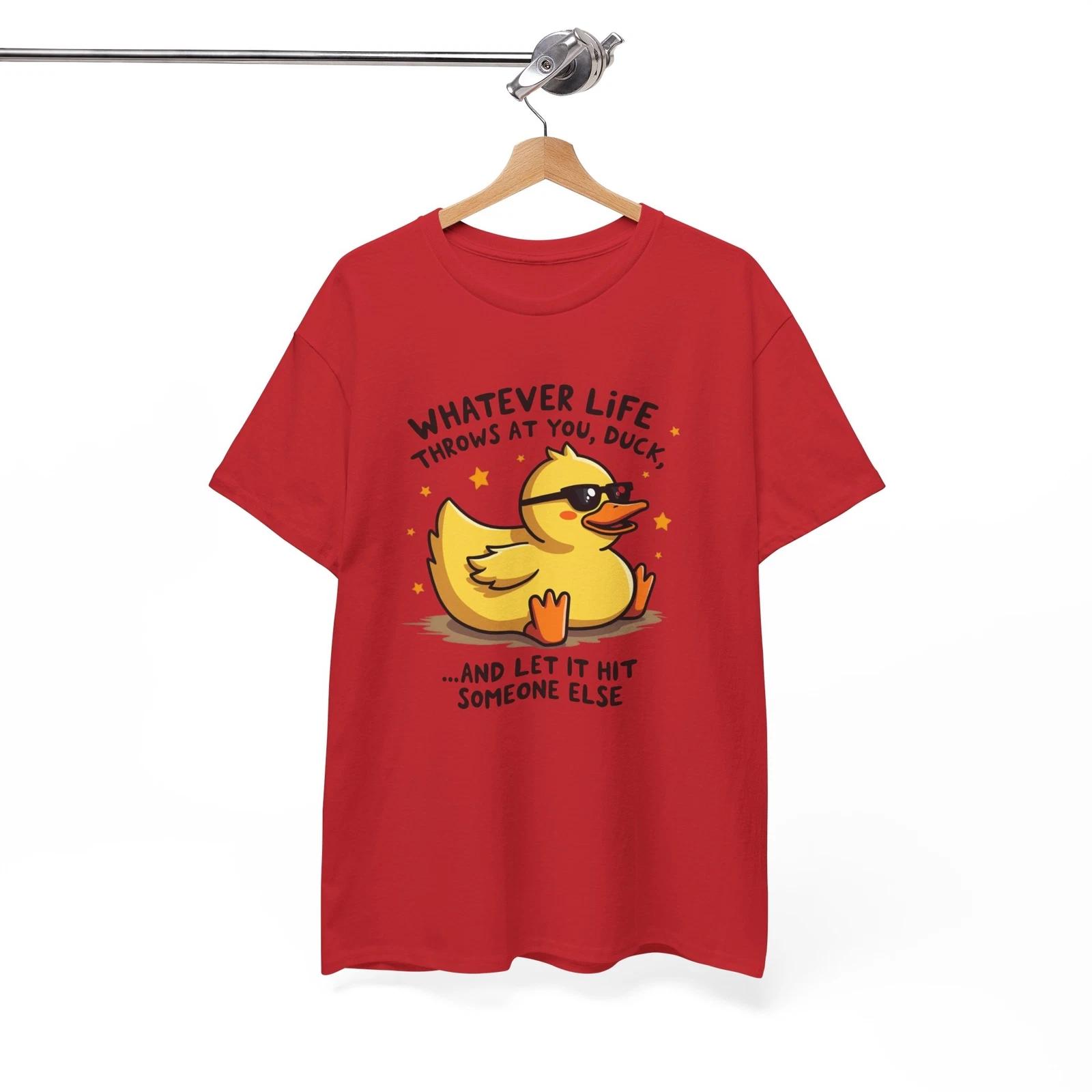 

Cartoon Duck T-Shirt - Cute Ducky Tee for Bird & Animal Lovers - Sarcastic XL