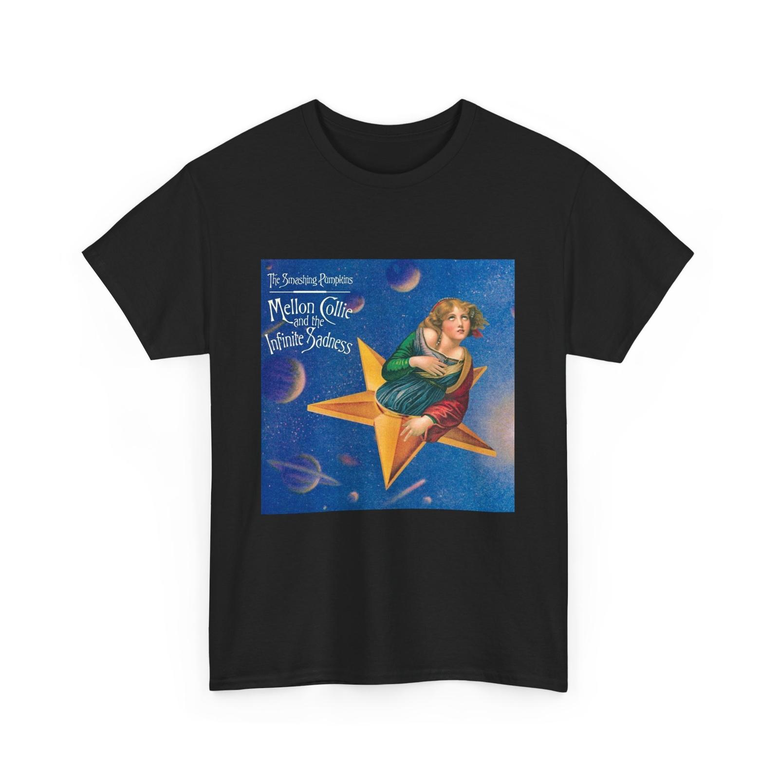 Smashing Pumpkins Melancholy Band Tee Unisex Music T-shirt Retro Rock Shirt XXXXL