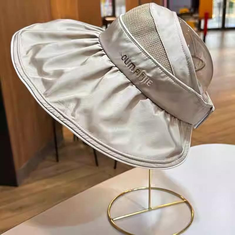 Sun Stylish Commuting Hat Women With Wide Brim Lightweight Sunshade Breathable