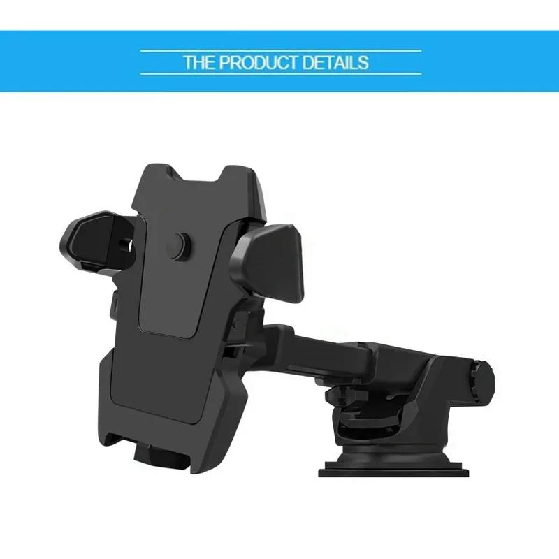 Universal Car Phone Holder Windshield Dashboard Suction Cup Mount 360 Rotation Auto Smartphone Sucker Support Stand
