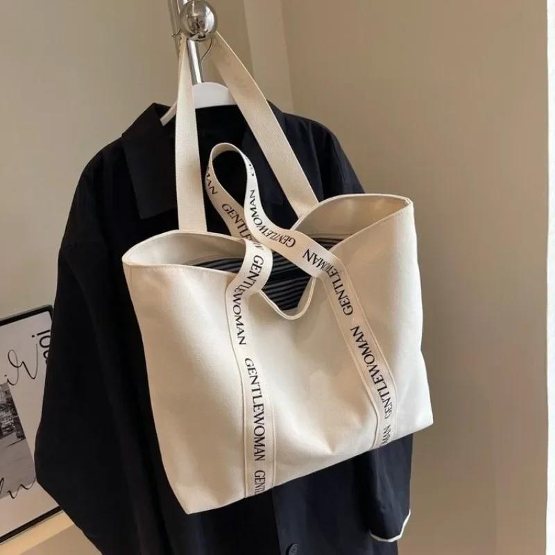 Fashi Vrijetijds Rits Canvas Dames Tote Bag 2026 Hoge Kwaliteit Grote Capaciteit Schoudertas Hete Verkoop Ccise Boodschappentas