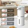Fully Automatic Liquid Soap dispenser12.8oz/380ML Electric Wall-Mounted Touchless Soap Dispenser Suitable for Kitchen and Bathroom USB Rechargeable