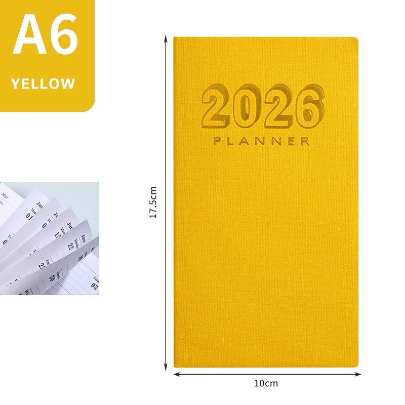 2026 Cross-border English Daily Planner: 365-Day Pocket Notebook & Time Management Handbook