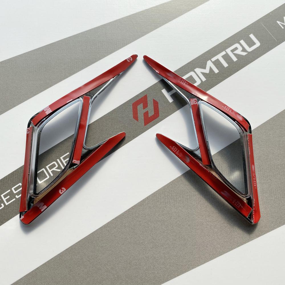 Chrome For Honda Goldwing GL1833 GL1800 2018 Side Panel Vent Trims & Front Fender Vent Trims