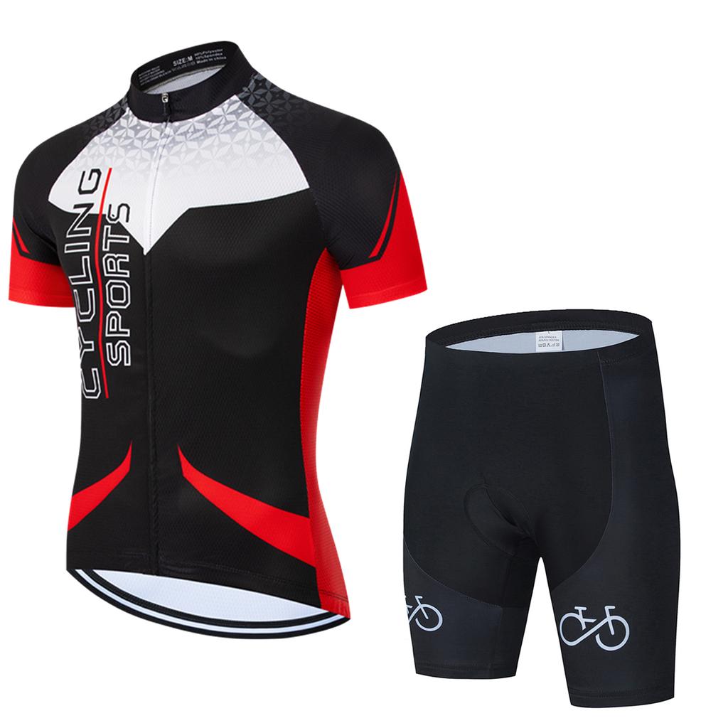 2026 New Men Summer Short Sleeve Set Breathable Racing Sport MTB Bicycle Clothes Outdoor Bike Uniform  2026 Breathable Cycling Suit Set
