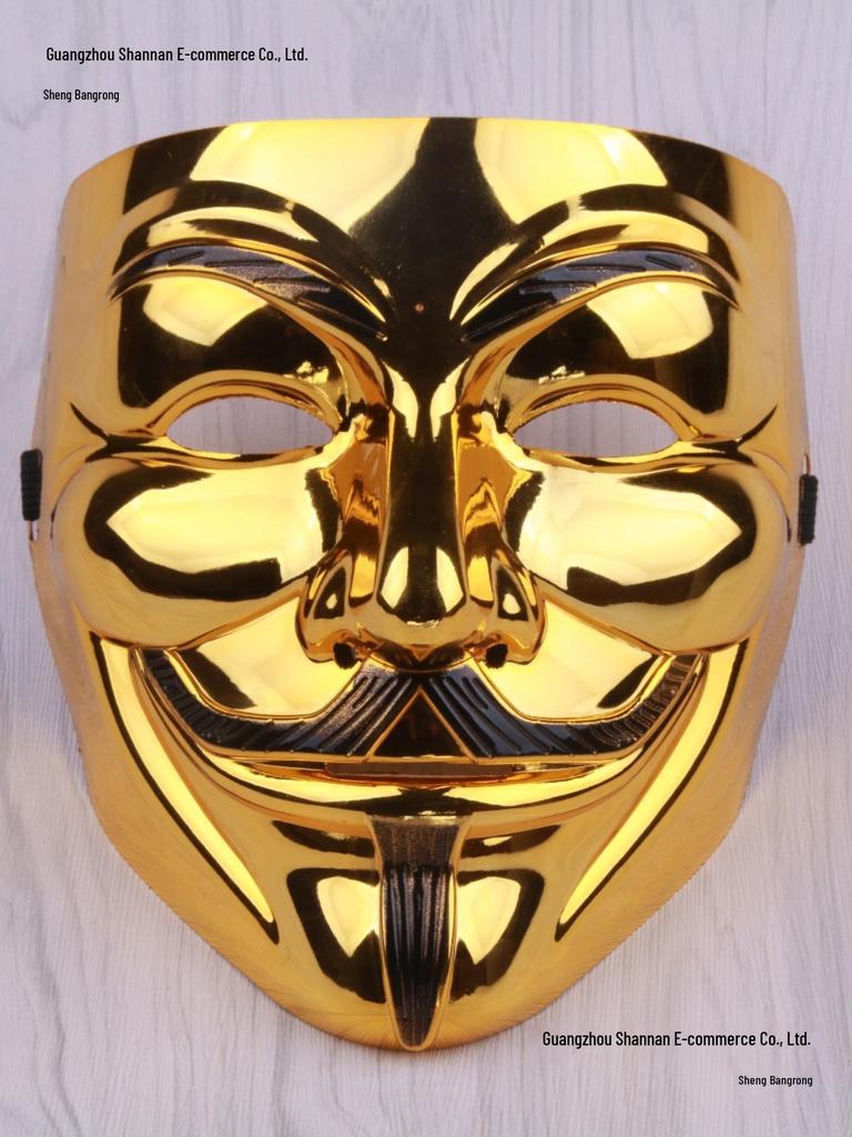 Halloween V Mask Masquerade Full Face Hacker Street Dance Mask for Men