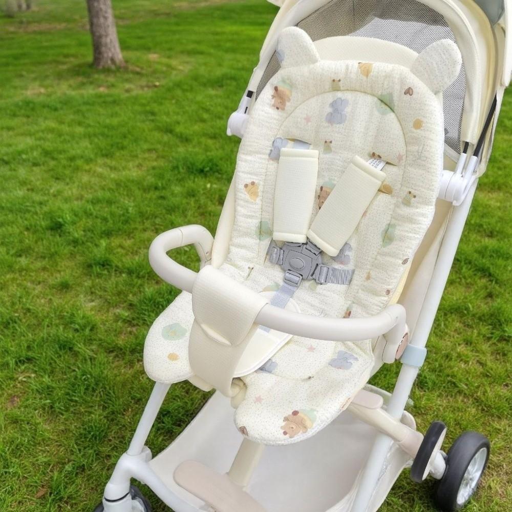 Breathable Stroller Accessories Soft Pushchair Insert Mat Baby Stroller Seat Cushion  All Seasons
