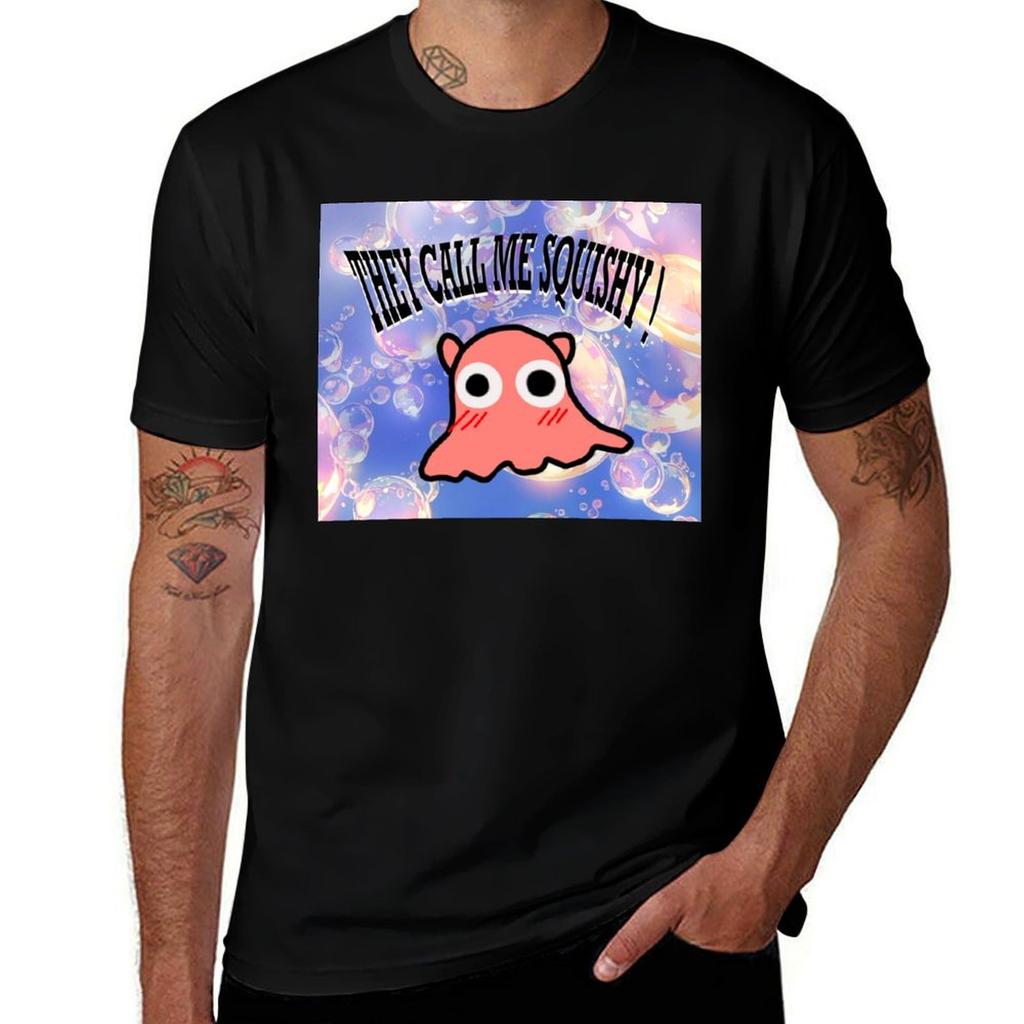 They Call Him Squishy Squishy Squishy TShirt cotton t shirt pack man t shirts for men casual TShirt