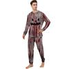 Print Cute Family Set Pajamas, Home Clothes, Family Set Long Sleeve Top Pants Set