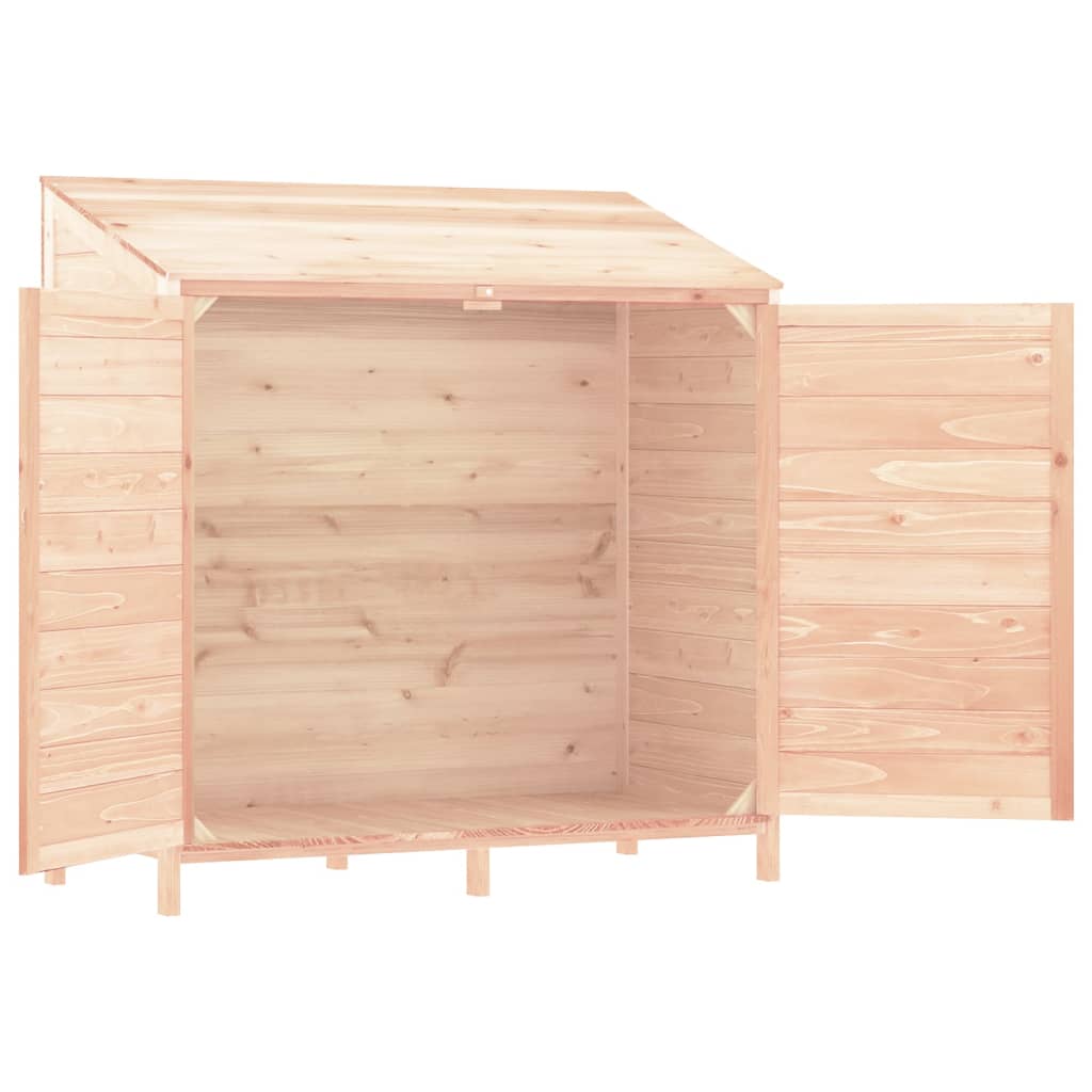 Vidaxl Garden Shed, 102X52X112 Cm, Solid Fir Wood
