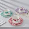 High-end Exquisite Afternoon Teacups, High-value Retro Ceramic Coffee Cups and Saucers, Design Sense, Niche Girls Festival