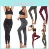 Damen Push-Up Yoga-Leggings Mit Hoher Taillenstütze Und Hohlmuster Für Aktive Fitness