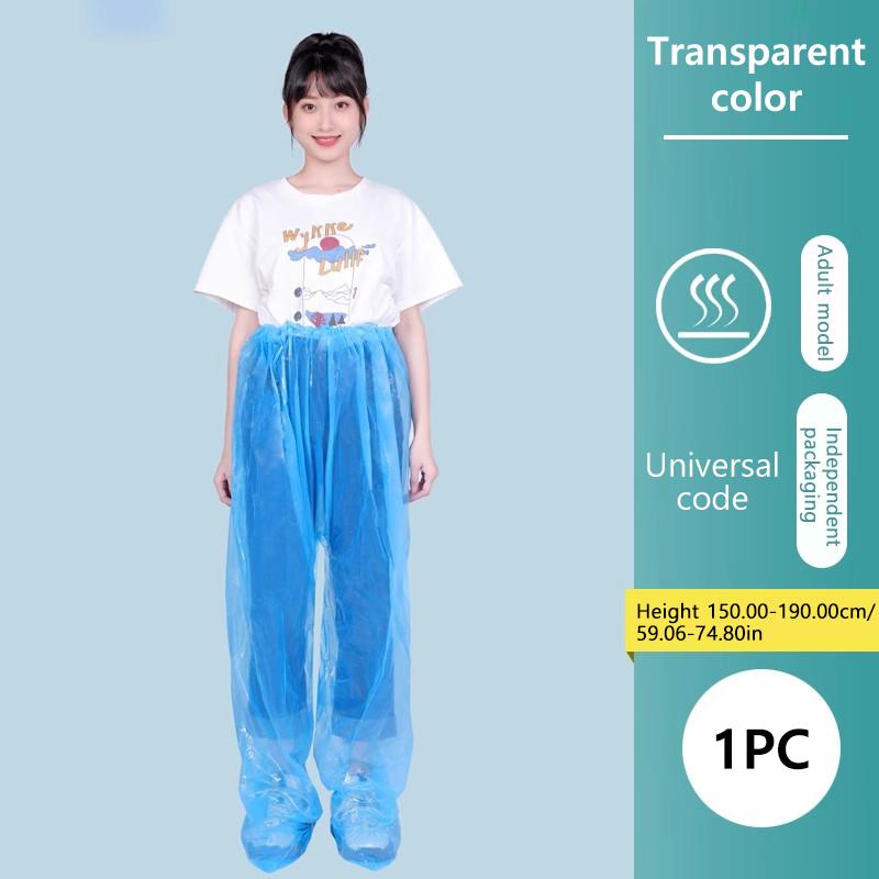 SEAMETAL Fuß Outdoor Reise Wasserdicht Regenhose Transparent Regenmantel Einwegartikel Regenhose