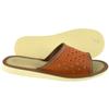 Dark women's house slippers, women's slippers, openwork slippers 42