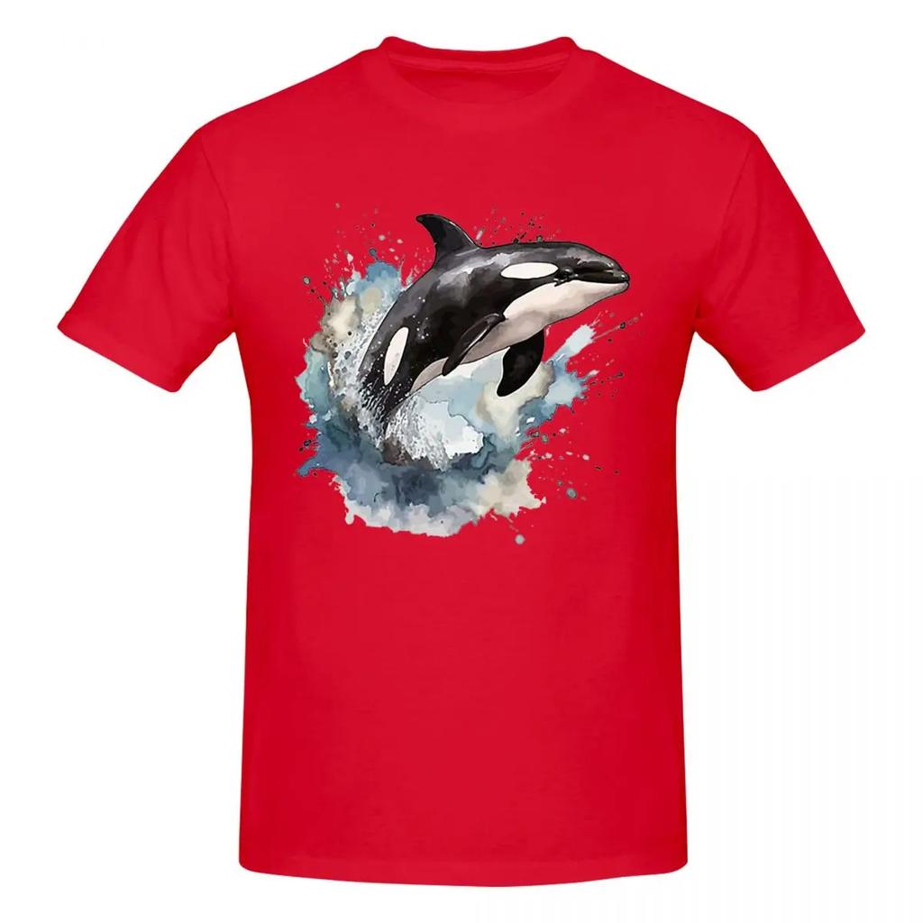 Orca Aquatic Sea Ocean  Top Tees Killer Whale 100 Cotton Tshirt Unisexsoversized T Shirts Unisex Crew Neck Short Sleeve S6xl