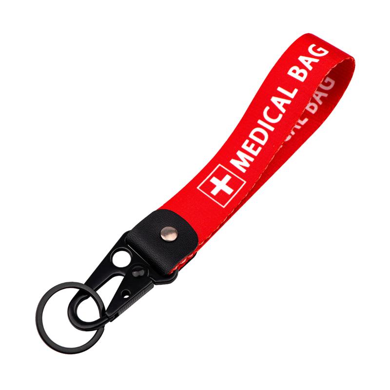 Warning Sign Embroidery Funny Quotes Key Fobs Key Tags Keychain For Motorcycle Cars Key Holder Jewelry Gifts