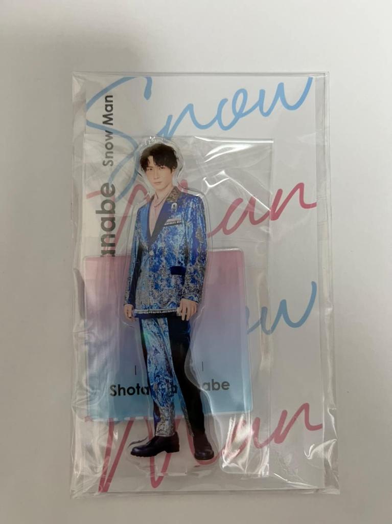 Snow Man Watanabe Acrylic Acrylic Stand Fest Official Merchandise [Shota Stand] Johnny's