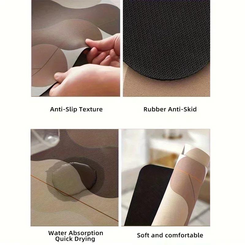 Küche Super Absorbierende Matte Kaffee Abtropfmatte Trockenmatte Schnelltrocknend Badezimmer Abtropfpad Küchenarmatur Platzset