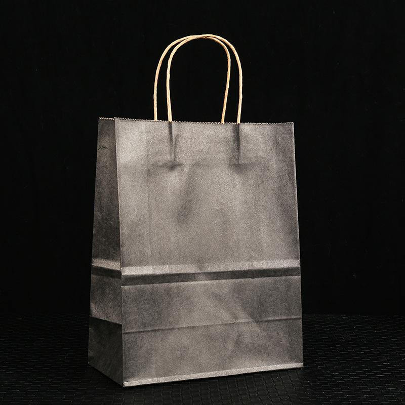 10/25pcs gift kraft paper bags holiday shopping DIY multifunctional recyclable paper bags with handles can be wholesale