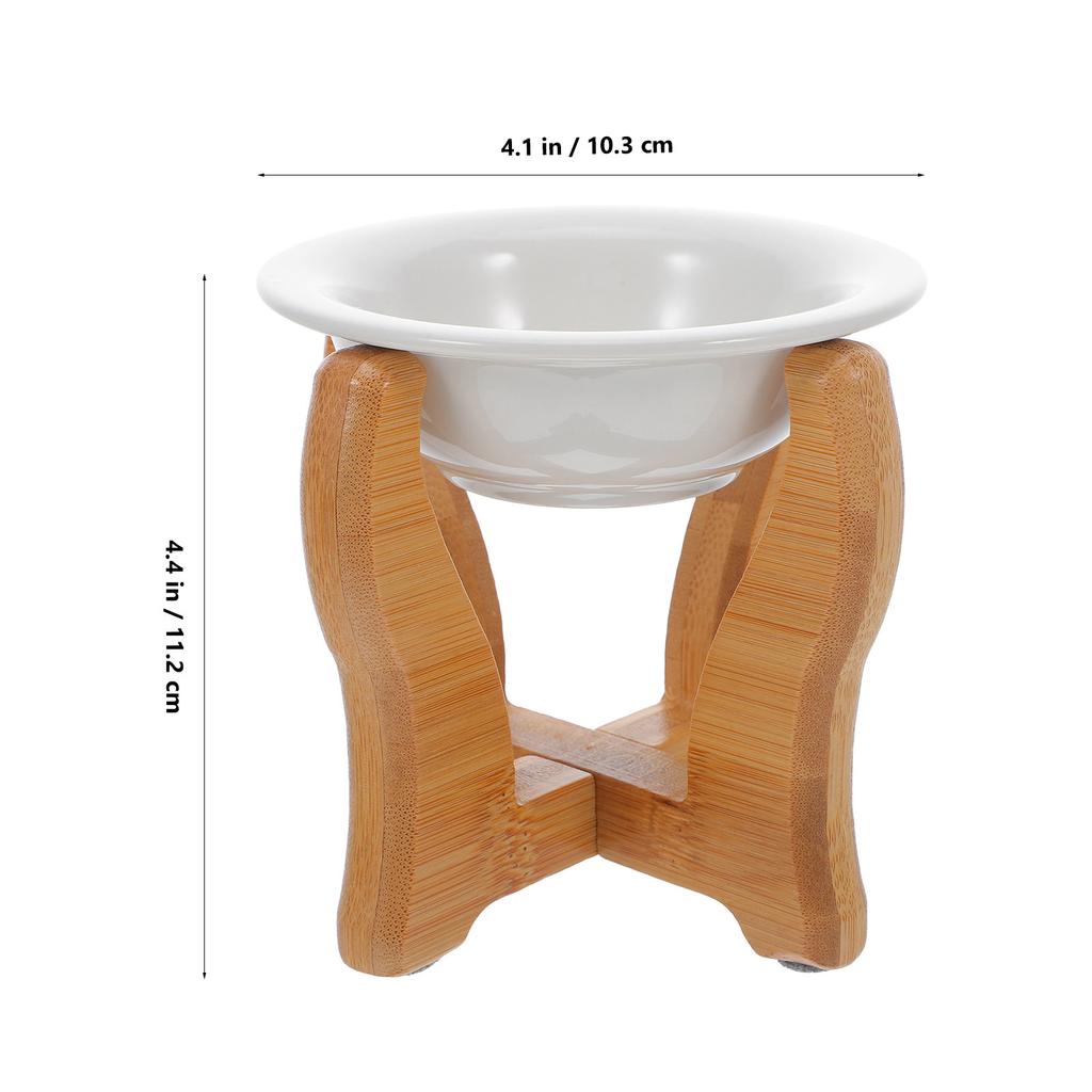 1Set Bamboo Essential Oil Burner Ceramic Tealight Wax Melt Warmer Decorative Aroma Diffuser Holder for Home Yoga Spa