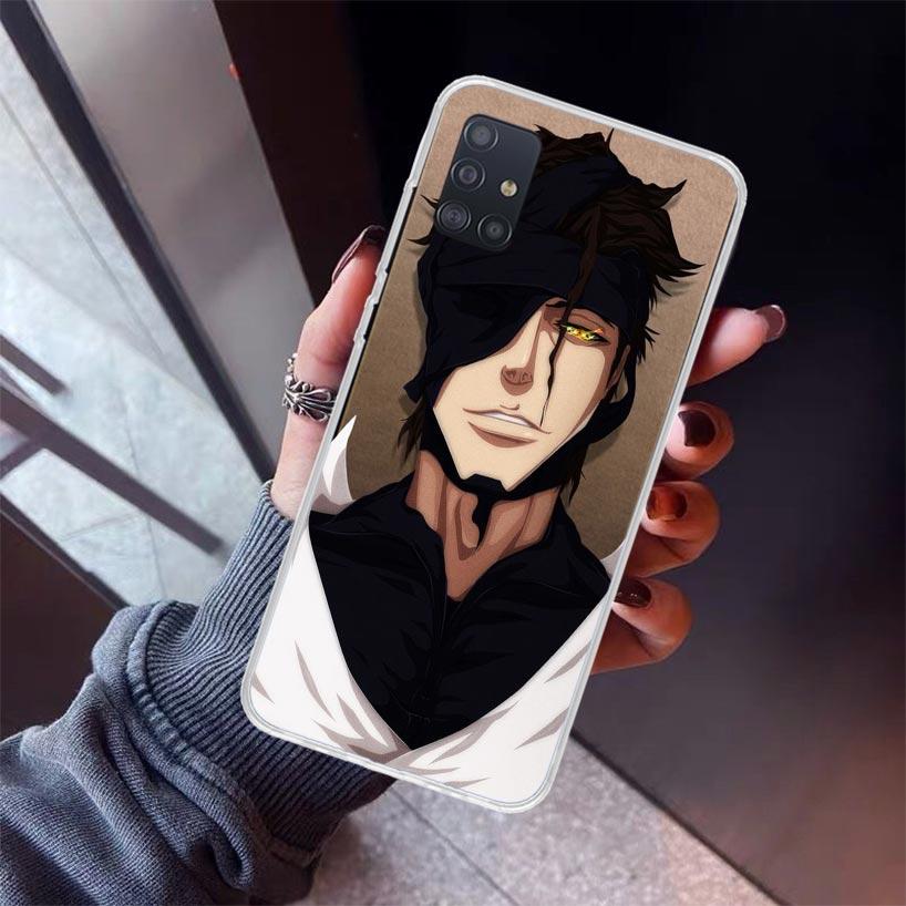 Bleach Aizen Sousuke Phone Case For Samsung Galaxy A52 A51 A50S A32 A22 A12 A02S A72 A71 A31 A70 A30S Note 20 Ultra 10 Plus S10