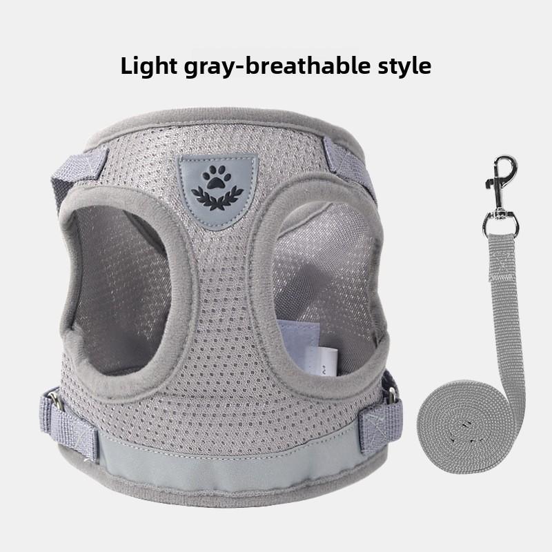 Haustier Outdoor Leine, Kleine und Mittelgroße Hunde Brust und Rücken Reflektierende Hundeleine, Katzenleine