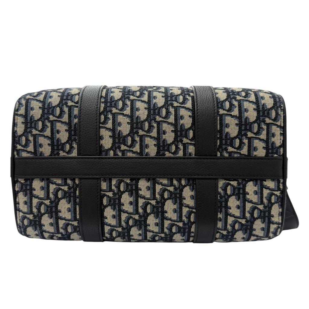 Excellent DIOR Shoulder Bag Rango 26 Oblique Jacquard 2WAY Used