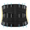 Breathable Lumbar Support Belt for Back Pain Relief - Unisex Four Seasons Waist Brace with Steel Plate Support