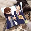 Japanese Classic Anime Horimiya Vintage Pillow Case Fashion Square Pillowcase Bedroom Sofa Room Ins Decoration Leisure