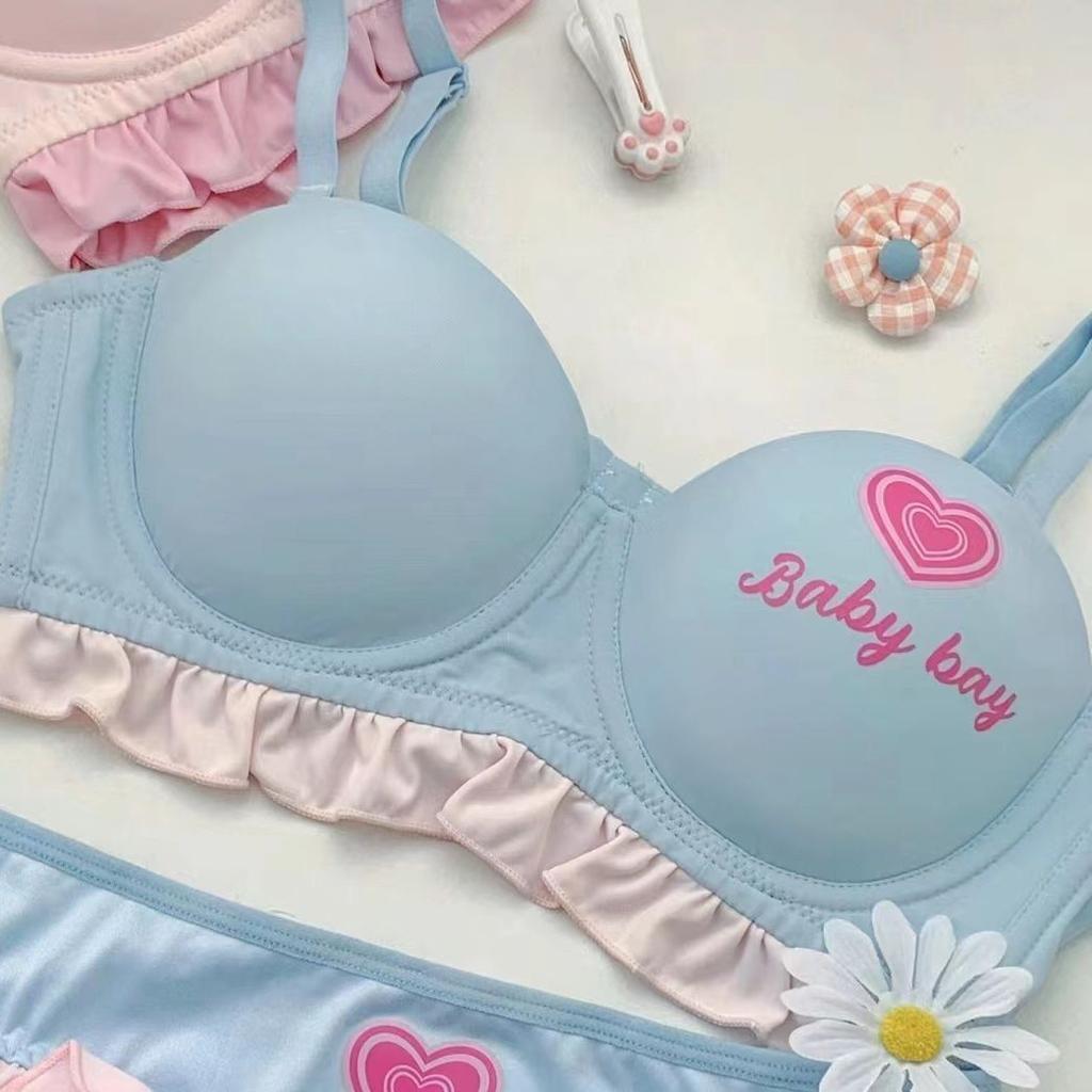 Girls Cute Push Up Bras Sweat Underwear Wireless Lingerie Backless Bras For Women Bras Lace Wide