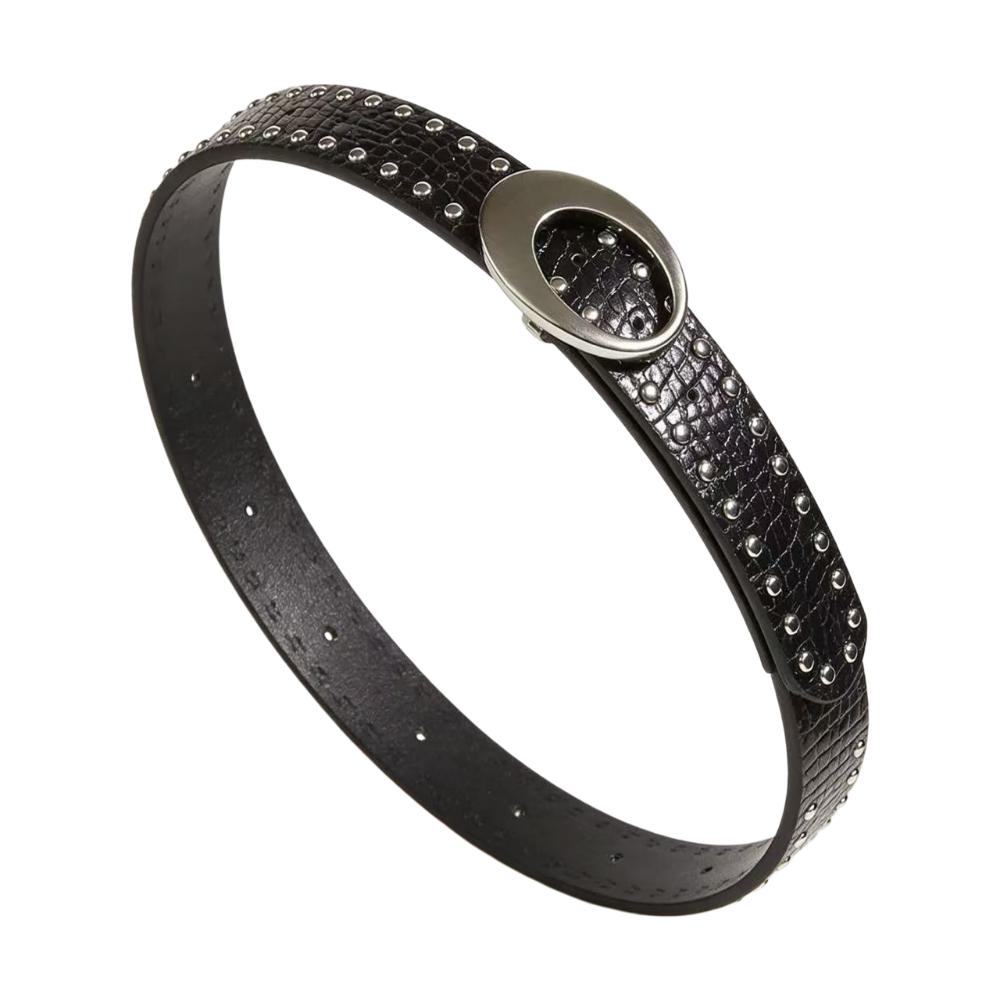 PU Leather Women Niche Belts Rivets Waist Belt Trendy American Retro Belt For Jeans,Skirt