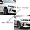 X7JF Stylish Front Bumper Chin Splitter Body Auto Bumper Grilles Side Spoiler Splitter Trim for Select Models